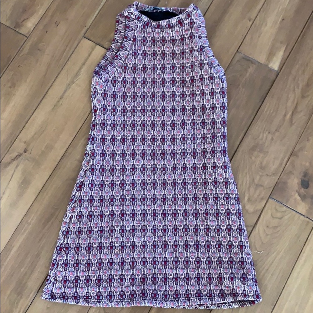 Zara quilted mini dress